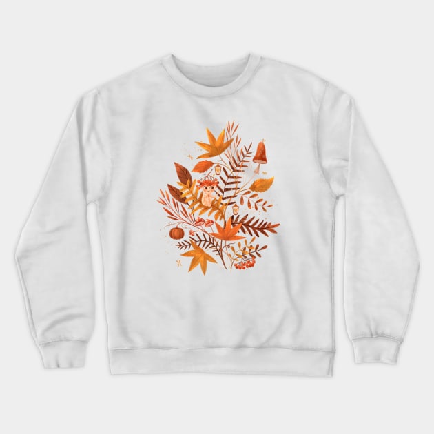 Fall is here Crewneck Sweatshirt by Elena Amo